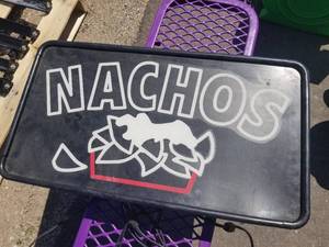 Lighted Nacho Wall Display Sign