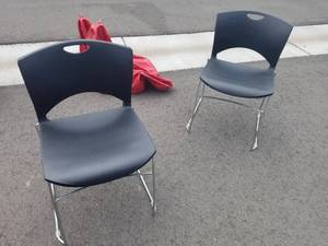 2 Black Chairs