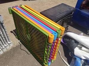 Set of 8 Plastic Folding Gates