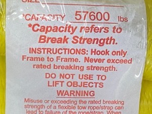 New 6x30ft Heavy Duty Recovery Strap
