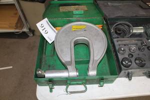 lot 919 image: Greenlee Knockout Punch Driver 1731  with Metal Case