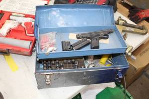 lot 979 image: JetLine Gun Conduit Fishing Kit 101  with Line Packages and CO2 Cartidges