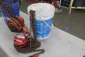 lot 1025 image: Coffing Chain Hoist LHH 1 Ton