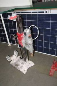lot 1065 image: Milwaukee Dynodrill Coring Drill  with Stand
