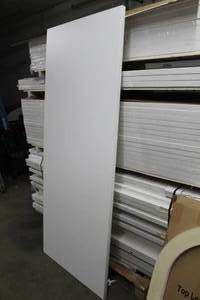 lot 395 image: Lot of (10) Primed Solid Wood Doors White 2THx34Wx84H