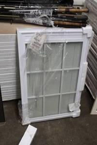 lot 350 image: Window White 2-12THx24Wx38H  with Blinds