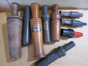 lot 23 image: Calls - duck & goose - Psolt, Johnn...