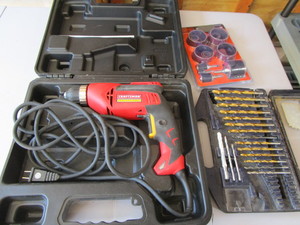 lot 110 image: Craftsman 38 electric Pro drill, ...