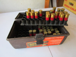 lot 133 image: Flambeau shell box, 12ga 2-34 shel...