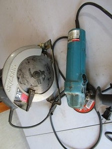 lot 138 image: Makita 4 grinder, Skil 7-14 circ...