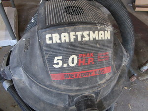 lot 168 image: Craftsman wet  dry vacuum, 5hp 16 ...