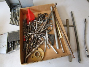 lot 215 image: Drill bits with HSS, flex extension...
