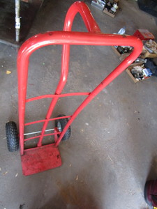 lot 217 image: Hand truck, pneumatic tires...