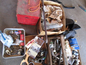 lot 220 image: Plumbing with cutters, copper, PVC...