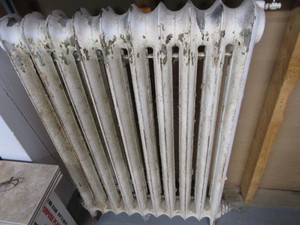 lot 7 image: Antique radiator, 27W5Dx38H...
