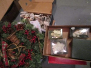 lot 96 image: Christmas decorations Dept 56 orna...