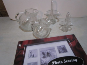 lot 43 image: Beehive juice & lemonade pitchers, ...
