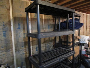 lot 224 image: Shelving 3 plastic units, 5 shelve...