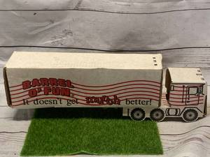 lot 45 image: Barrel of Fun Cardboard Semi Truck