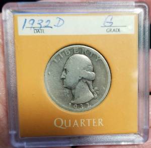 lot 09 image: 1932-D WASHINGTON QUARTER