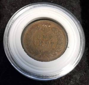 lot 36 image: 1897 INDIAN HEAD CENT IN AIRTITE
