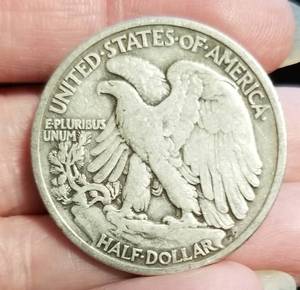 lot 50 image: 1937 WALKING LIBERTY HALF DOLLAR
