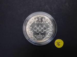 1988-D Mint State Olympic Silver Comm. Dollar Price Guide $40.00
