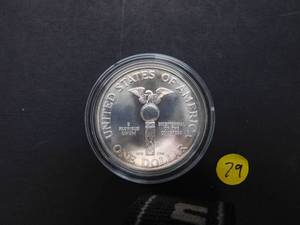 1989-D Mint State Congress Bicentennial  Silver Dollar Price Guide $40.00