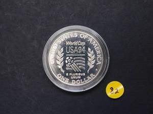 1994-D Mint State World Cup Silver Dollar Price Guide $41.00