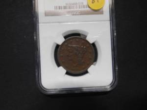 1840 Large Date Large Cent NGC VF20 BN Price Guide $50.00