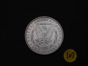 1890-S BU Morgan Silver Dollar