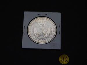 1896 Morgan Silver Dollar Marked MS65 when purchased