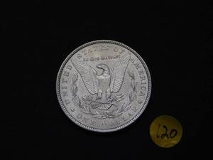 1900 AU Morgan Silver Dollar