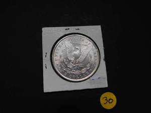 1886 Morgan Silver Dollar Marked MS65 when purchased