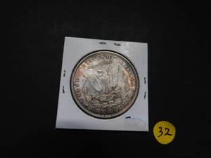 1887 Morgan Silver Dollar Marked MS63 when purchased
