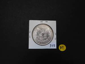 1889 Morgan Silver Dollar Marked MS63 when purchased