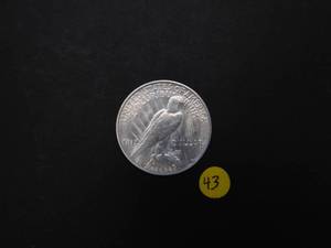 1922-D BU Peace Silver Dollar