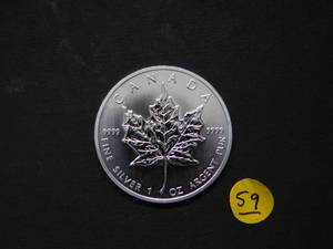 2013 Brilliant Uncirculated .9999 1 Oz. Silver Canada Maple Leaf
