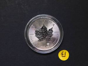 2017 Brilliant Uncirculated .9999  1 Oz. Silver Canada Maple Leaf