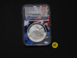 2018-P Australia Wedge Tail Eagle Silver dollar NGC MS70 First Day of Issue