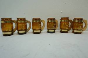Glass mugs