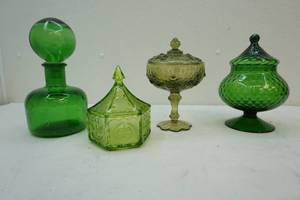 Green glassware