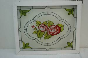 Stained rose glass