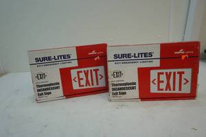 Exit signs