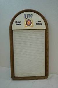 beer menu board