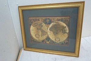 Framed map