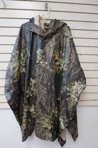 Rain camo poncho