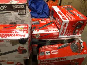 lot 20 image: Sorted pallet of homelite 2 cycle gas blower - see pictures