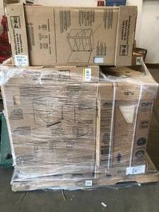 lot 34 image: Sorted pallet of Assembled kitchen cabinets by hampton bay - see pictures