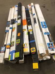 lot 36 image: Mixed lot of Contemporary Sliding Shower Door Track Assembly Kit - mixed sizes & conditions - see pictures